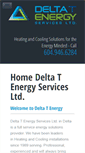 Mobile Screenshot of deltatenergy.com
